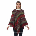 Autumn Winter Warm Plaid Ponchos And Capes For Women Oversized Shawls And Wraps